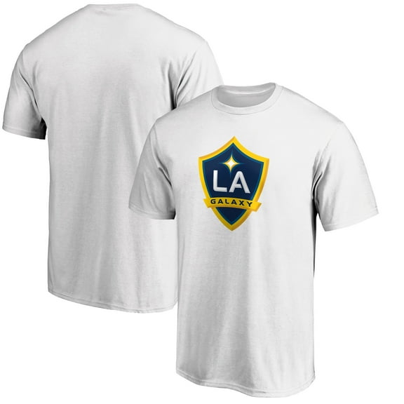 Men's White LA Galaxy Logo T-Shirt