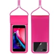 thumbnail image 1 of Waterproof Phone Case With Lanyard, Suitable For Swimming And Snorkelling. (Pink For 6.2~6.9Inch), 1 of 5