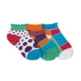 thumbnail image 3 of Jefferies Socks Girls Mod Fashion Pattern Low Cut Socks 6 Pair Pack, 3 of 4