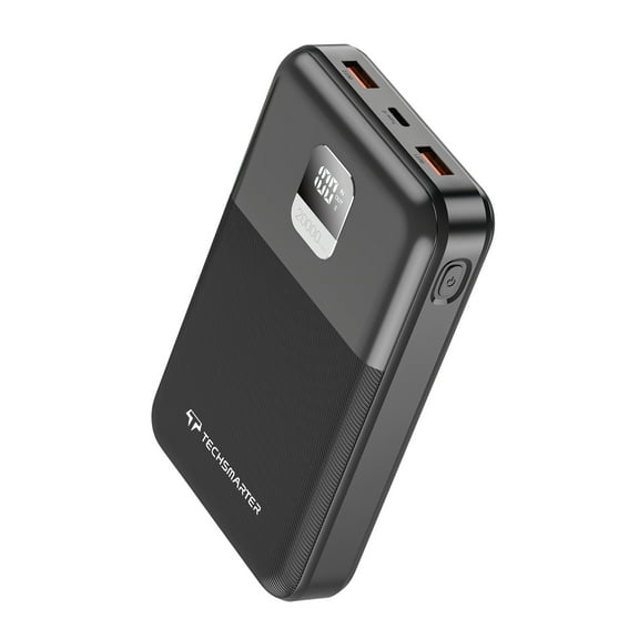 Techsmarter 20000mah 65W PPS USB-C PD Power Bank with Samsung Super Fast Charging. Laptop Portable Charger Compatible with iPhone, Galaxy, Android, iPad, MacBook, Chromebook, XPS, ThinkPad, Spectre