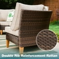 thumbnail image 5 of Sophia & William 11 Piece Outdoor Wicker Patio Conversation Sofa Set Outdoor Sectionals, 5 of 7