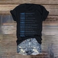 thumbnail image 2 of LUOGENLI T-shirts pour Femmes T-shirts Décontractés à Col Rond / Manches Courtes pour Confort & Style T-shirts Grandes Tailles pour la Saint-Patrick Noir TTG, 2 of 4