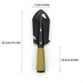 thumbnail image 3 of 1pc Stainless Steel Multi-Functional Worker Shovel, Outdoor Camping Convenient Survival Equipment, Hand Shovel, Garden Shovel, Hand Tools, 3 of 4