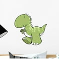 thumbnail image 1 of Green Marching Baby T-rex Wall Decal Sticker by Wallmonkeys Vinyl Peel & Stick Graphic for Boys (12 in H x 9 in W), 1 of 4