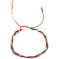 thumbnail image 1 of WEUVEB Custom Bracelet Woven Bracelet Multi Color 1 Set Adjustable Rope for Anniversaries, 1 of 8