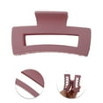 thumbnail image 3 of Unique Bargains 1 Pc Grace Rectangle Frosted Hair Clips Hairdo Clip for Home Wine Red, 3 of 5