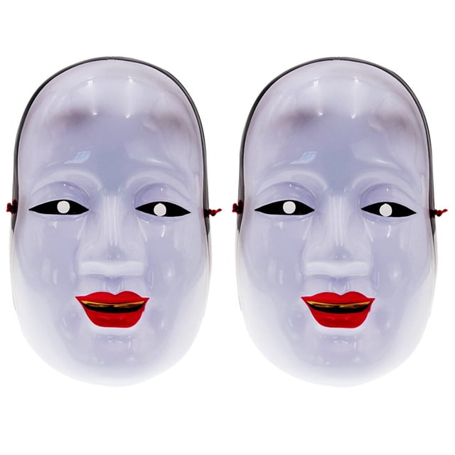FELTECHELECTR 2 máscaras de cosplay japonesas Prajna, máscara de actuación, accesorio para disfraz de cosplay