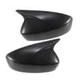 thumbnail image 1 of Unique Bargains Pair Car Rear View Driver Passenger Side Mirror Cover Cap Overlay Black Carbon Fiber Pattern for Mazda 3 Axela 14-19 Mirror Guard Covers Exterior Trim, 1 of 6
