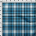 thumbnail image 4 of oneOone Polyester Spandex Blue Fabric Tartan Diy Clothing Quilting Fabric Print Fabric By Yard 56 Inch Wide, 4 of 4