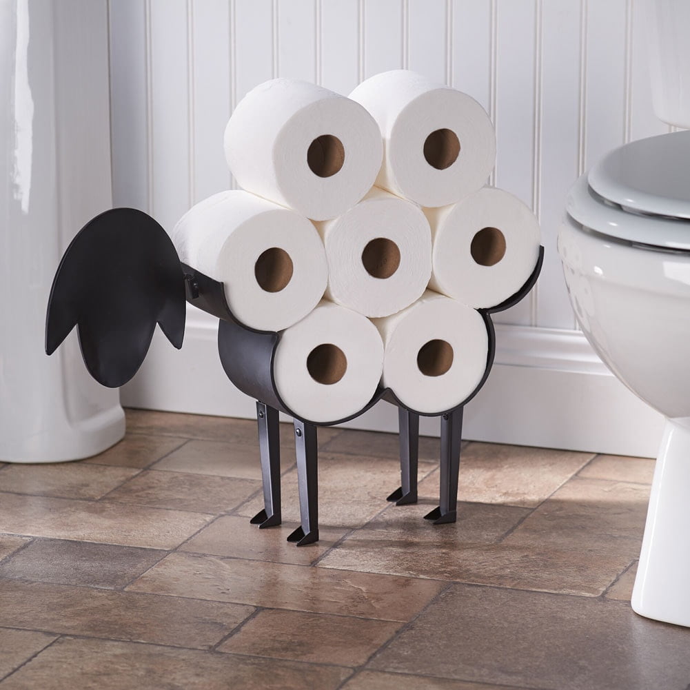 Wall-Mounted Tissue Storage Rack Hang Basket Roll Paper Shelf Bathroom Toilet US 