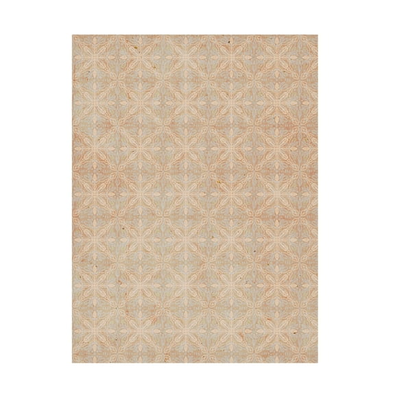 Canvas Wall Art - Treechild 'Shabby Mandala Pattern' Wall Art for Living Room, Bedroom, or Office D?cor by Trademark Fine Art - 14 x 19 Inches