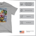 thumbnail image 4 of Tee Hunt Dean Russo Dalmatian Luv Colorful Dog T-Shirt Neon Puppy Men's Tee, Gray, Small, 4 of 5