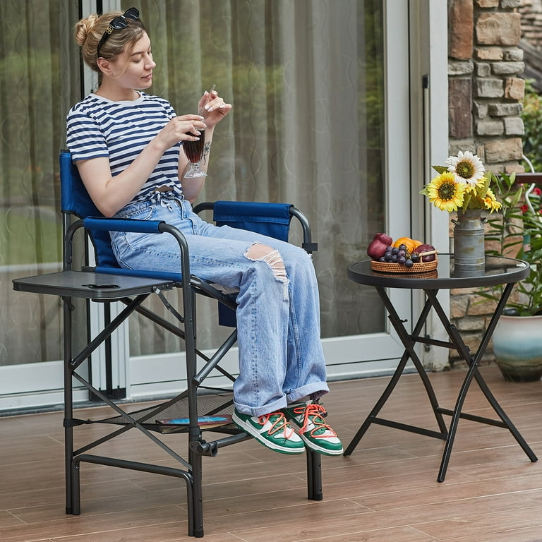 EVER ADVANCED Heavy Duty Tall Directors Chair 31