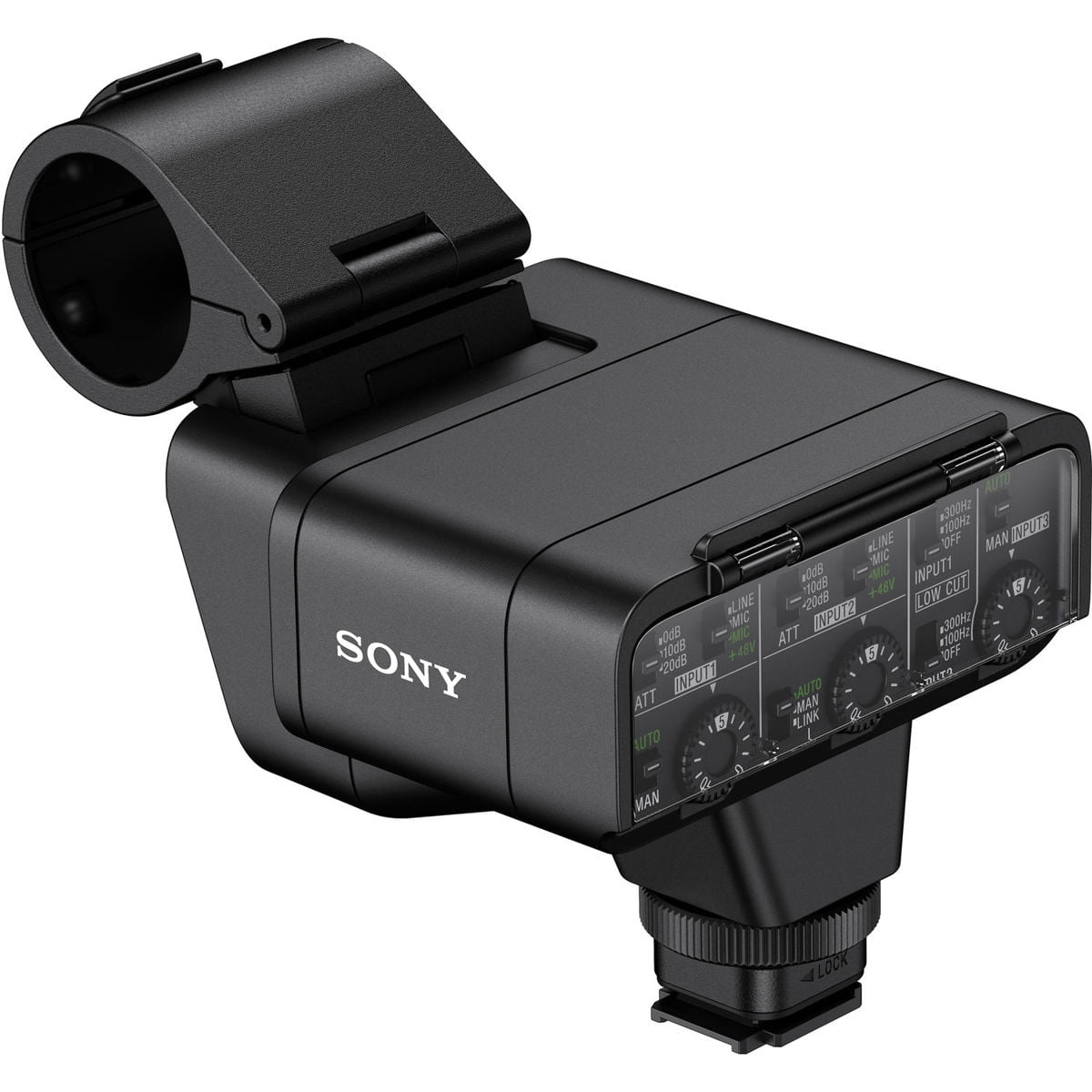 Sony XLR-K3M Dual-Channel XLR Adapter Kit with Super-Directional Shotgun Microphone