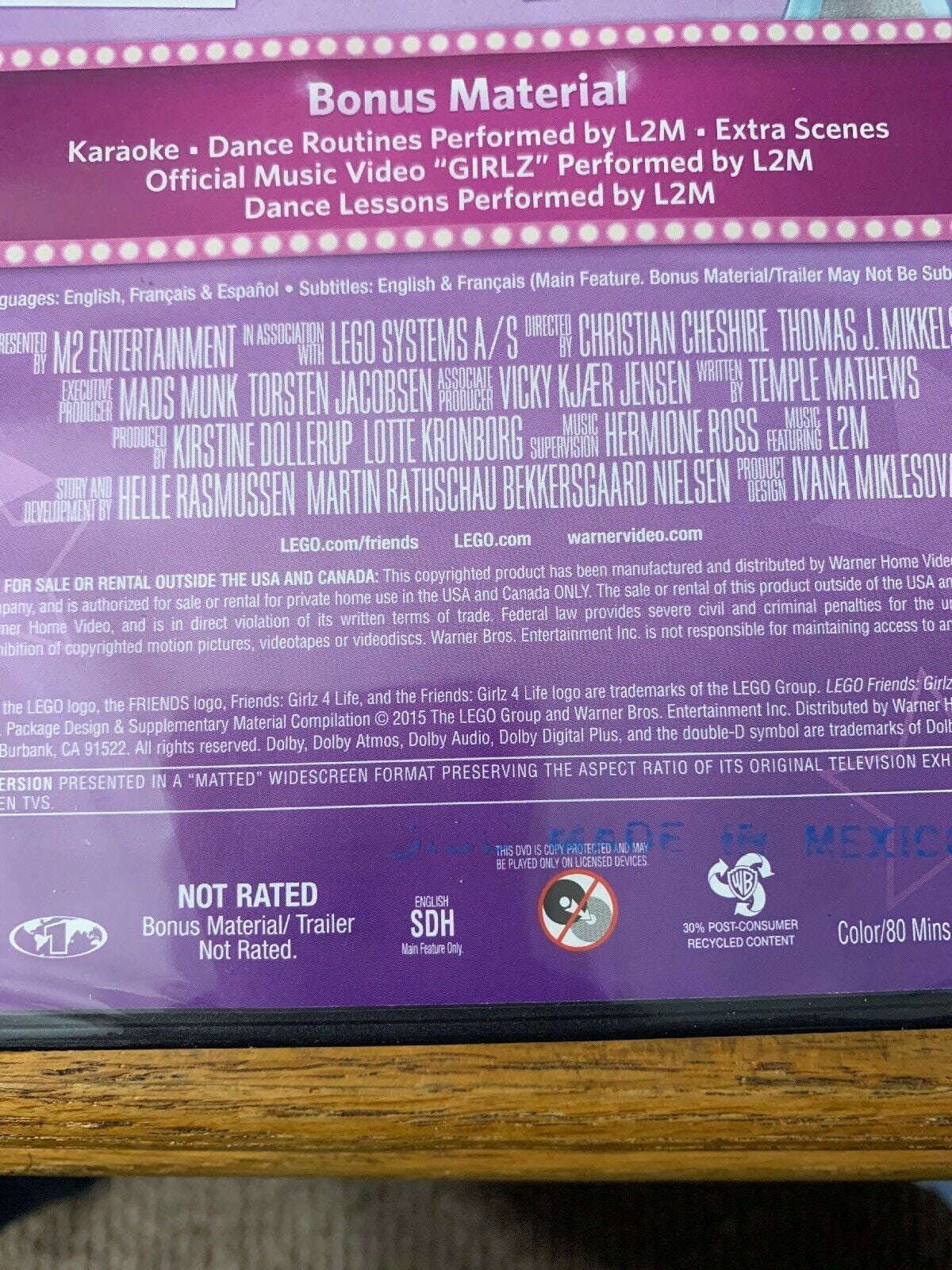 Lego Friends Girlz For Life Dvd Walmartcom
