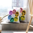 thumbnail image 6 of LALILO Throw Pillow Covers Retro Family Retro Family Vintage Kid Comic Cushion Cover 18" x 18", 2 Pack, 6 of 6