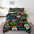thumbnail image 2 of Erosebridal Modern Gaming Bedding Sets Twin with Comforter, Gamepad Duvet Insert, Video Game Decor, Reversible 2 Pieces, 2 of 8
