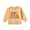 Beige, variant on Bagilaanoe Toddler Baby Girl Casual Sweatshirt Long Sleeve Letter Embroidery Pullover 3M 6M 12M 18M 24M 3T Kids Loose Tee Tops