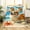 Corgi 02, variant on YST 3D Corgi Queen Size Kids Boys Girls Kawaii Dog Pet Comforter Cover,Ocean Sea Bed Set Tropical Beach Bedspread Cover Bedroom Decor,Lightweight 3-Piece For All Seasons