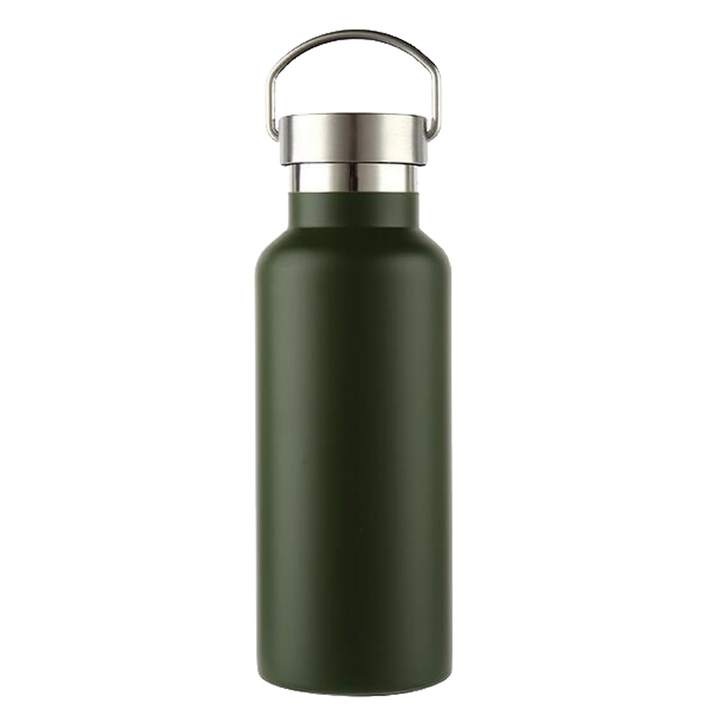 350/500ml Sport Bottle Outdoor Water Thermal Drinking Vacuum Cup For  Travel, 4 Color Section, Keeps Drinks Cold & Hot For 12 Hours 500ml Green -  Walmart.com