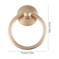 thumbnail image 6 of Monyance Drawer Handle Gold Cabinet Rings 6pcs European Style Furniture Knobs(1.97X1.65X0.51Inches), 6 of 10