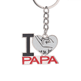 thumbnail image 1 of Black seducir gesto personalizado El soporte del llavero de metal del llavero ama a papá, 1 of 3