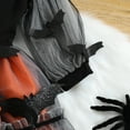 thumbnail image 4 of Toddler Baby Girl Halloween Outfit Pumpkin Bat Dress Long Sleeve Tulle Tutu Skirt Dresses Cute Fall Halloween Party Clothes, 4 of 7