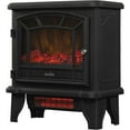 Duraflame DFI22 Freestanding Infrared Quartz Fireplace Stove with