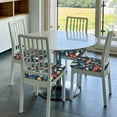 thumbnail image 6 of Cauagu Colorful Mushrooms for Dining Chair Seat Covers,Slipcovers Kitchen Chair Covers Upholstered Chair Seat Cushion Cover Chair Seat Protector-Six Piece, 6 of 7