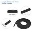 thumbnail image 2 of Unique Bargains Black Timing Belt Rubber 5 Meter Circumference 6mm Width Opening Fit Synchronous Pulley Wheel for 3D Printer, 2 of 6