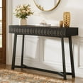 thumbnail image 4 of Tribesigns 55-Inch Modern Console Table, Black Entryway Table with 2 Drawers for Entrance, Foyer, Hallway, Living Room, 4 of 7