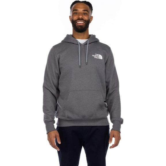 The North Face 80/20 Throwback Hoodie Men's Gray Heather Pullover Hiking UPS9