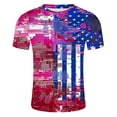 thumbnail image 5 of UVEASISHA Patriotic T Shirts for Men Graphic,Mens 4th of July Tee Shirts Graphic July 4th T-Shirt Teens O-Neck Casual Short Sleeve America Flag Fourth of July Muscle Workout Tshirts 2024, 5 of 5