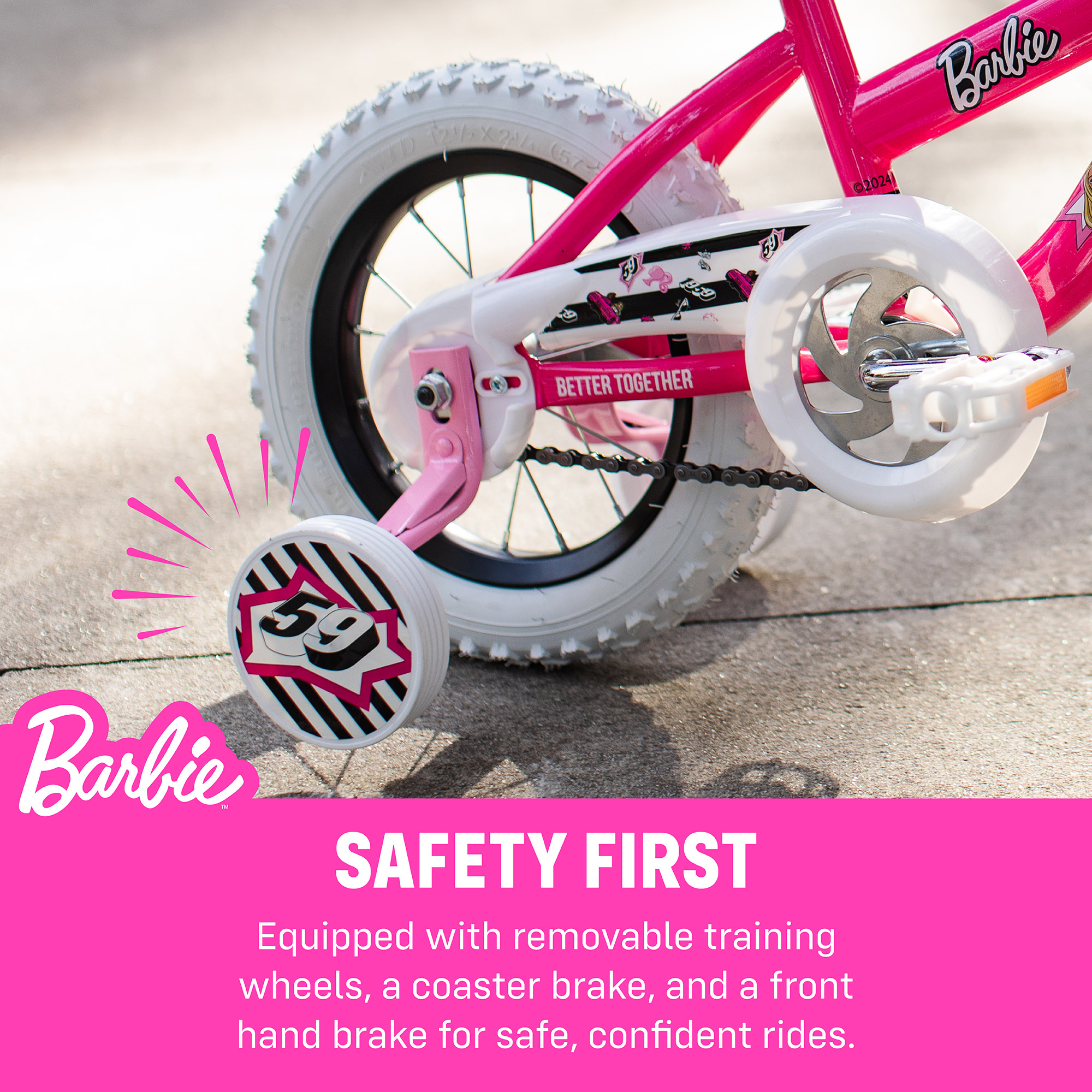 Barbie 12-Inch Girls BMX Bike photo 2