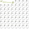 thumbnail image 2 of Naler Bridal Shower Rings 52 Pcs Acrylic Silver Diamond Engagement Rings for Wedding Table Decorations, Party Favors, Arts & Crafts, 2 of 8
