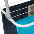 thumbnail image 5 of Séchoir Mural Pliable, Refermable et Suspendu pour Usage Intérieur Extérieur, Design Extensible pour Porte de Douche Ou Balcon, Matériau Blanc Durable pour Longue Durée, 5 of 5