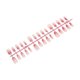 thumbnail image 1 of Uñas Postizas Cortas en Gradiente 1 Pc 193-04 Rojo Blanco de Bargains Únicos, 1 of 5