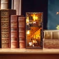 thumbnail image 6 of Marycele Book Nook Kit for Adults Teens, 3D Puzzles Bookshelf Decor, 6 of 7