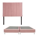 thumbnail image 1 of Box Base Cama King Size + Cabecera Argos Palo de Rosa Dicasa  Argos Dante, 1 of 8