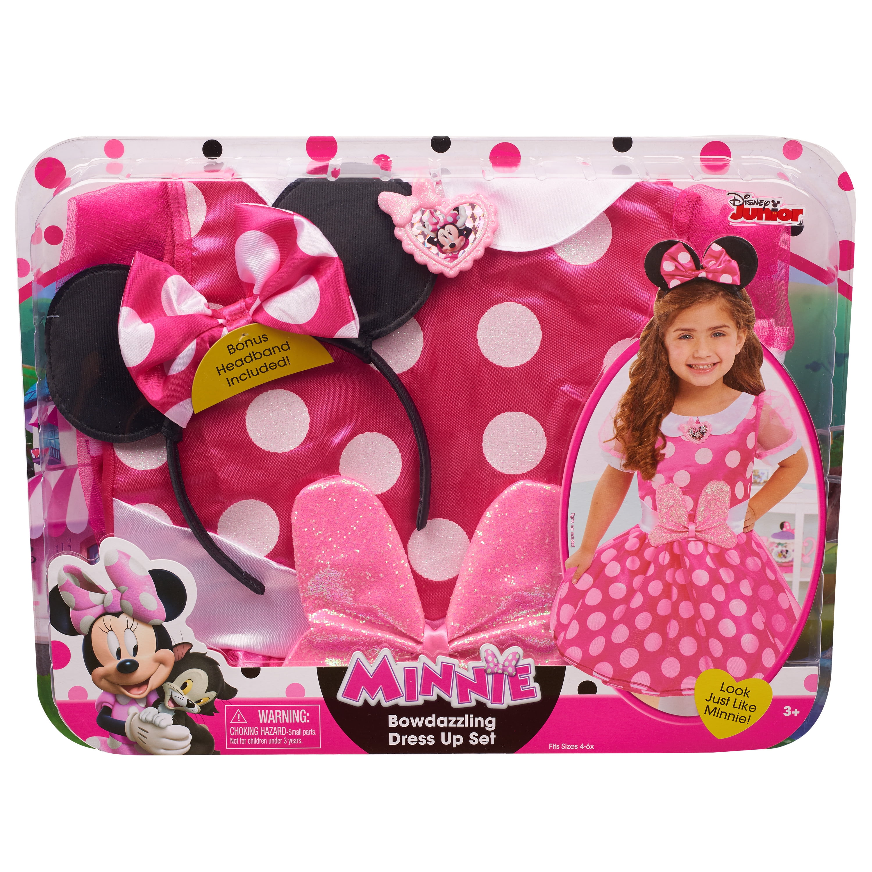 Minnie Mouse Bowdazzling Dress, Officially Licensed Kids Toys for Ages 3 Up, Gifts and Presents - 3