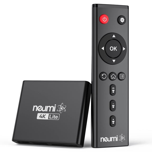 NEUMI Atom 4K Lite Reproductor multimedia digital Ultra-HD para unidades USB y tarjetas SD, reproduc