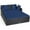 Blue, variant on Canddidliike Patio Furniture Sets, Spacious Outdoor Rattan Daybed with Upholstered Cushions and Pillows-Red, Wicker Sofa Small Patio Conversation Couch for Garden, Poolside