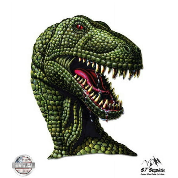 Dinosaur - 3" Vinyl Sticker - For Car Laptop I-Pad Phone Helmet Hard Hat - Waterproof Decal