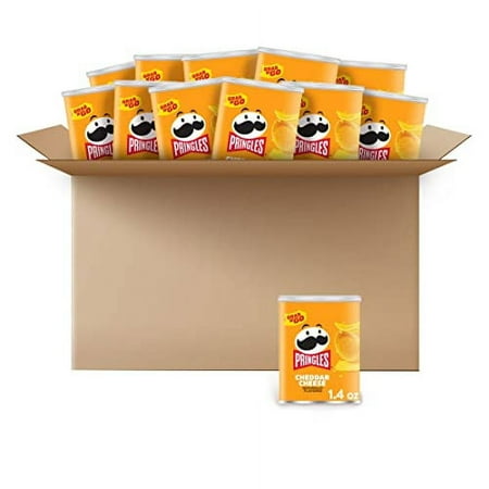 Pringles Crisps Cheddar Cheese 1.41 oz (12 Count)