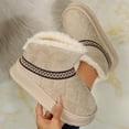 thumbnail image 3 of Cozy Women’s Fashion Winter Boots - Soft Fleece Lining with Thick Traction Sole for Comfort and Durability, 3 of 11