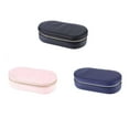 thumbnail image 2 of Joyero Minnieouse Collar Compartimentos Bolsillo Anillo Cremallera 2 capas Organizador Bolsa Azul oscuro, 2 of 6