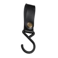 thumbnail image 3 of Correa colgante de cuero PU Sunnimix Gancho Tienda de campaña 11.5x2cm Negro, 3 of 8