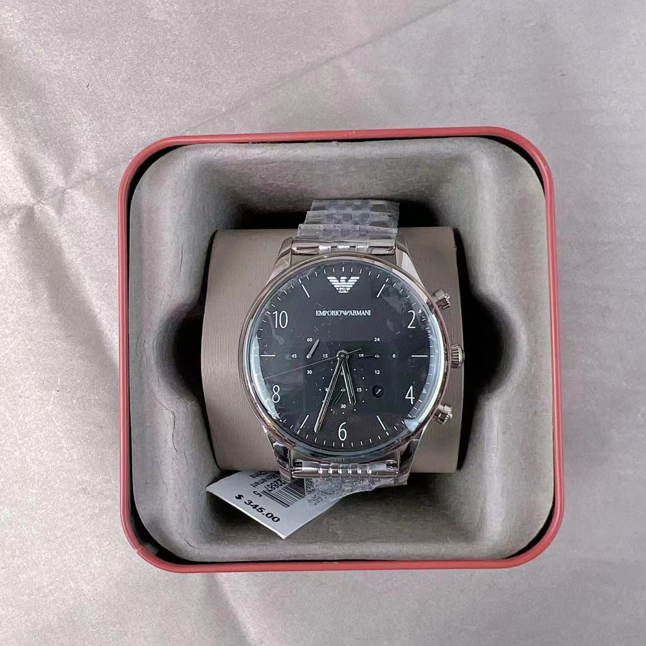 Emporio Armani Beta Chronograph Black Dial Men's Watch AR1863