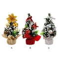 thumbnail image 3 of Cateissary Mini árbol de Navidad Festival de bodas Año Nuevo Decoración de Comedor Hotel Sala de estar Dormitorio Adorno de escritorio para Kits de decoración para fiestas, 3 of 6