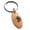 Rose, variant on Stainless Steel Blazing Sun Yin Yang Engraved Small Oval Charm Keychain Keyring